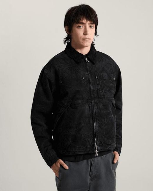 Vans Blue Nico Chore Canvas Jacket for men