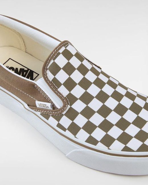 Chaussures Classic Slip-On Platform, Femme, Taille Vans en coloris White