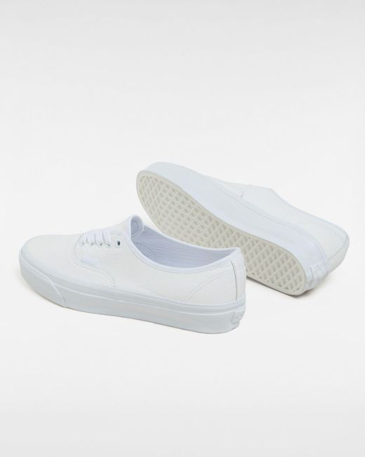 Vans White Premium Authentic 44 Schuhe (Lx Leather/) Weiß, Größe