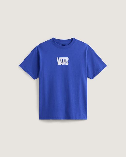 Vans Blue Stretch Logo T-Shirt for men