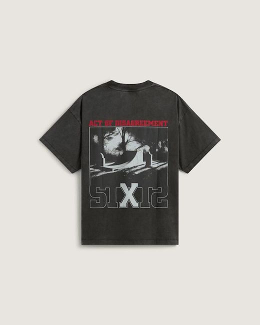 Vans Black Act Of Disagreement Ramp T-Shirt for men