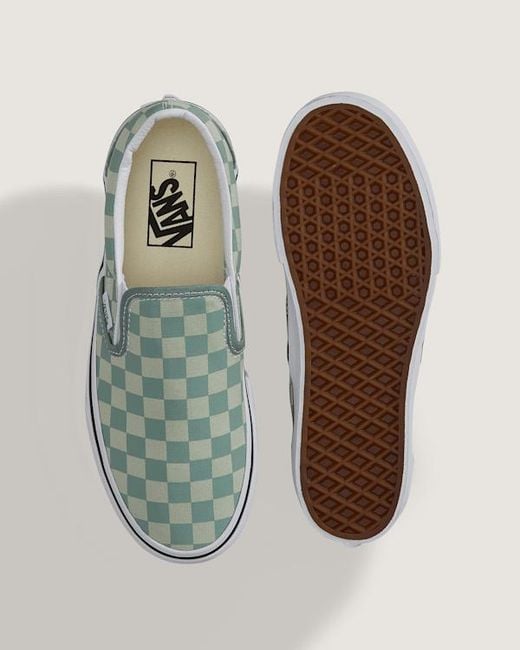 Vans Blue Classic Slip-On Platform Shoes for men