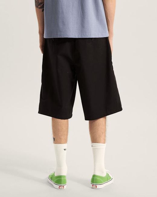 Vans Black Authentic Chino Loose Shorts for men