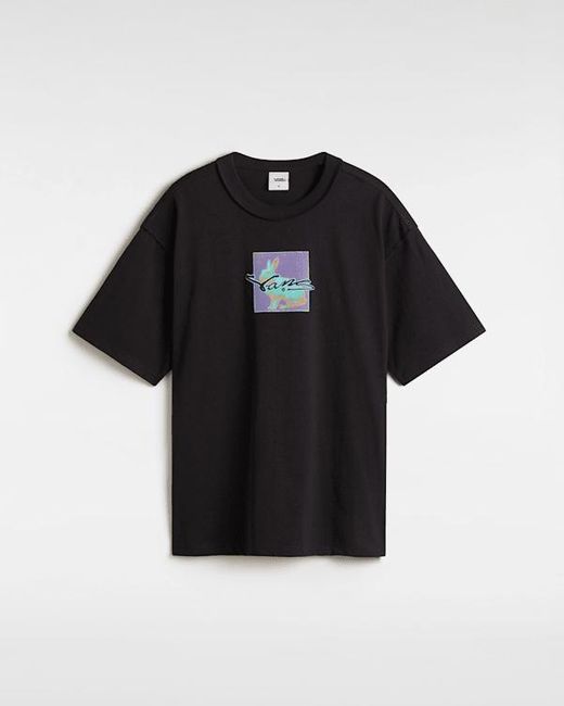Camiseta Down The Rabbit Hole Premium, Hombre, Talla Vans de hombre de color Black