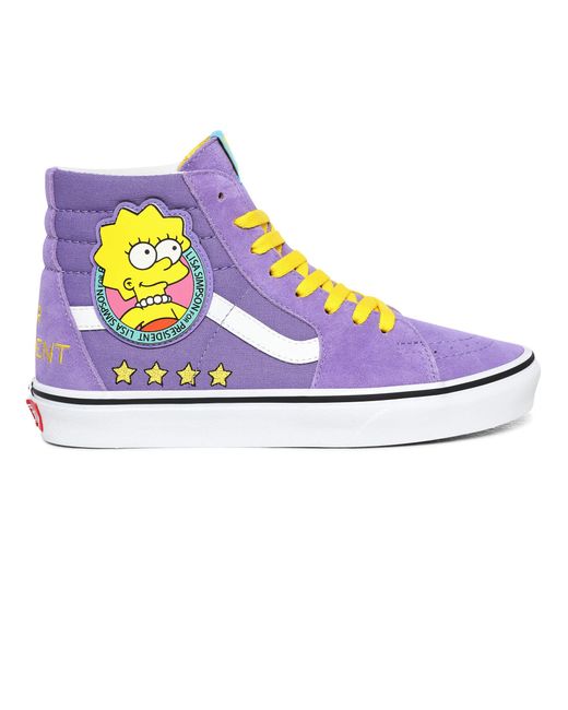 Zapatillas Sk8-hi «lisa Simpson For President» The Simpsons X Vans de color Purple