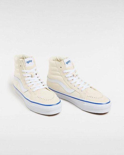 Vans White Premium Sk8-hi 38 Reissue Shoes