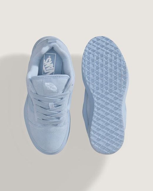 Vans Blue Knu Skool Platform Lite Shoes for men