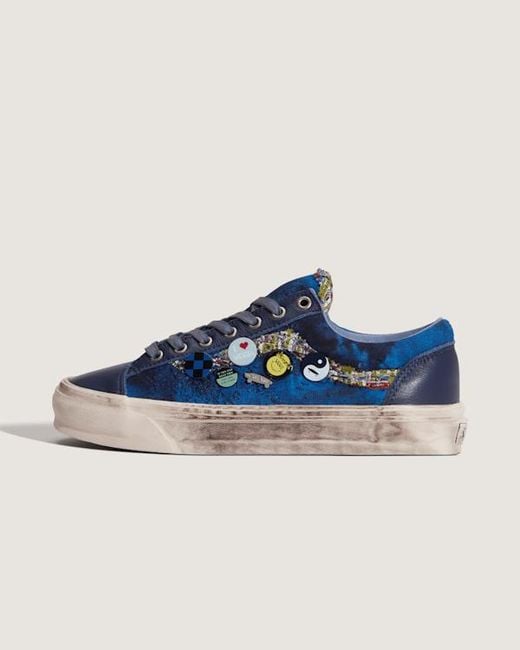 Vans Blue Premium Old Skool 36 Shoes for men
