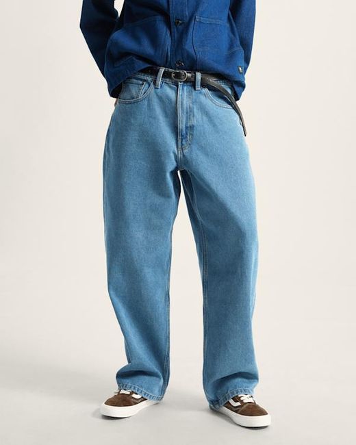 Vans Check-5 Baggy Denim Hose, Herren, Größe in Blue für Herren