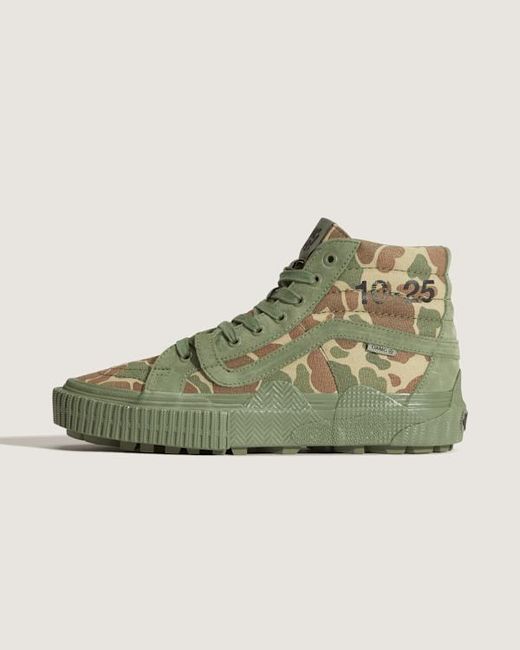 Vans Green Otw By X Wtaps X Oamc Sk8-Hi Gl Lug for men