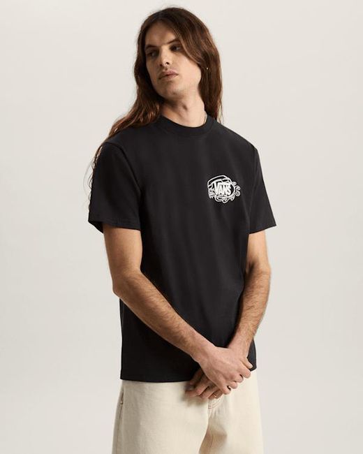 Vans Black Hot Lines T-Shirt for men