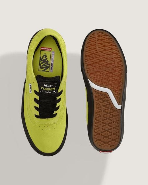 Vans Yellow Skate Curren Caples Shoes for men