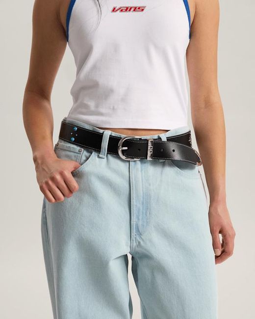 Vans Black Premium Studded Belt for men
