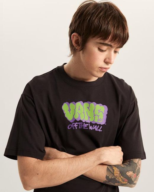 Vans Black Graff Loose T-Shirt for men