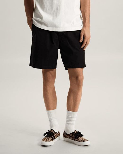 Vans Black Range Relaxed Elastic Shorts for men