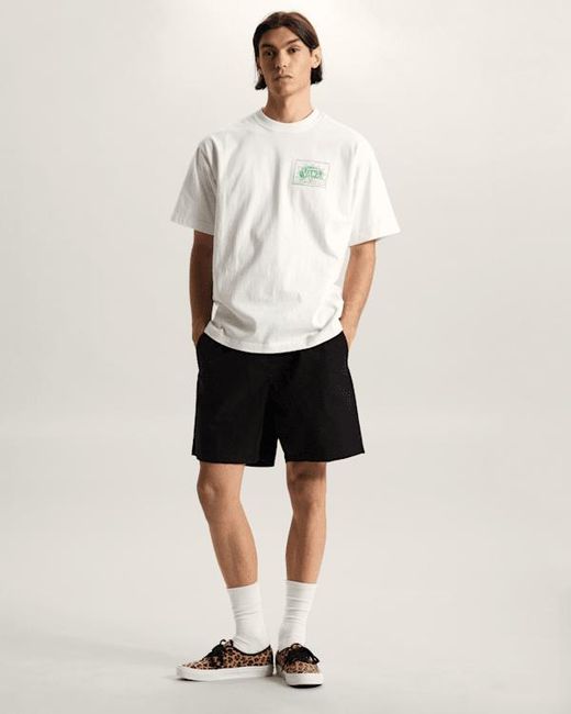 Vans Black Range Relaxed Elastic Shorts for men