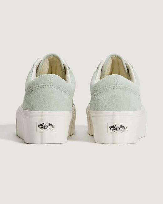 Vans Natural Old Skool Platform Shoes for men