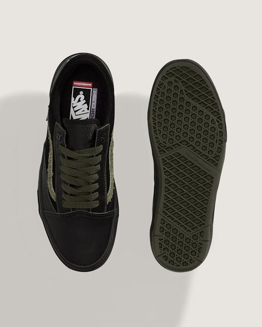 Vans Black Skate Old Skool Wafflecup Shoes for men