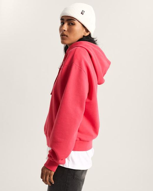 Vans Red W Salton Rlx Ft Pullover Hoodie