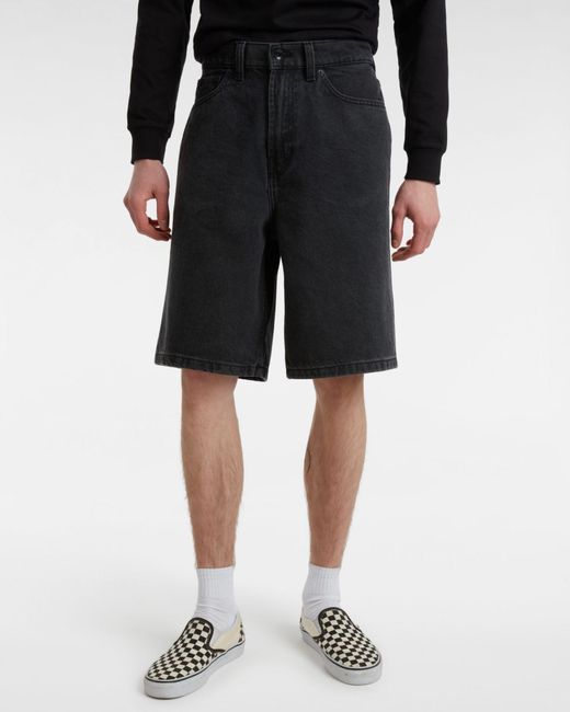 Vans Check-5 Baggy-denim-shorts in Black für Herren