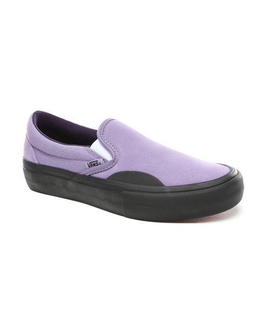 Mauve vans cheap slip ons
