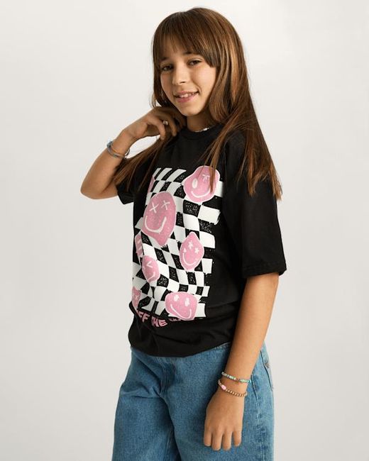 Vans Black Kids Twisted Joy T-Shirt (8-14 Years)