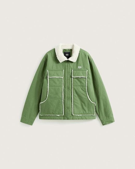 Vans Green Mcavoy Lined Station Jacket for men