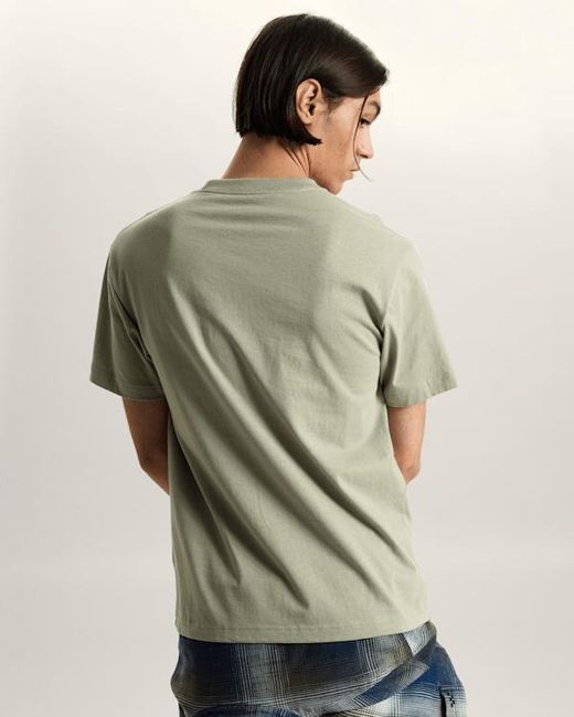 Vans Green Stretch Logo T-Shirt for men