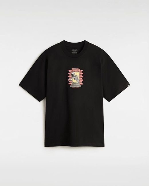 Vans Black Skull Reaper Window T-Shirt for men