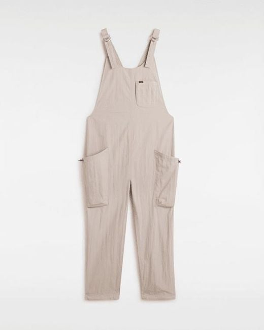Vans White Mte Open Space Jumpsuit, Frau, Größe