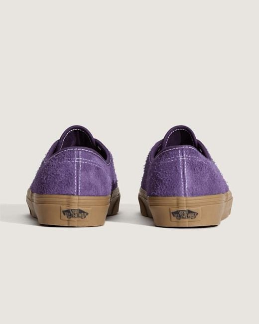 Vans Purple Authentic Hairy Suede Shoes for men