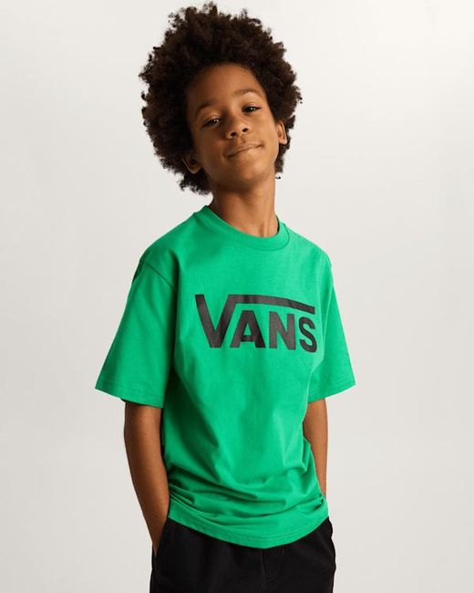 Vans Green Kids Classic T-Shirt (8-14 Years)