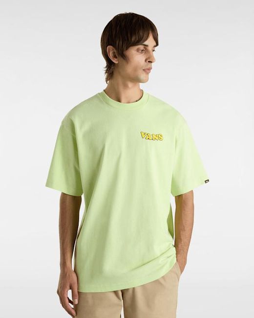 Vans Skull La Shaka Tee, Grootte in het Green voor heren
