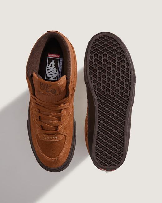 Vans Brown Skate Half Cab Shoes for men