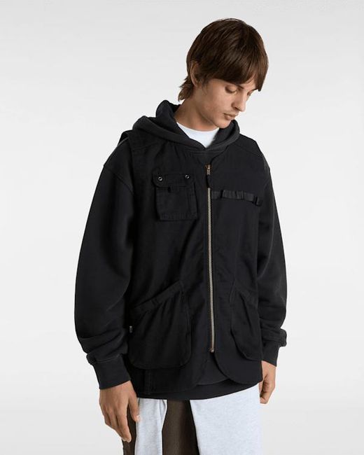 Vans Blue Premium Spade Utility Vest for men