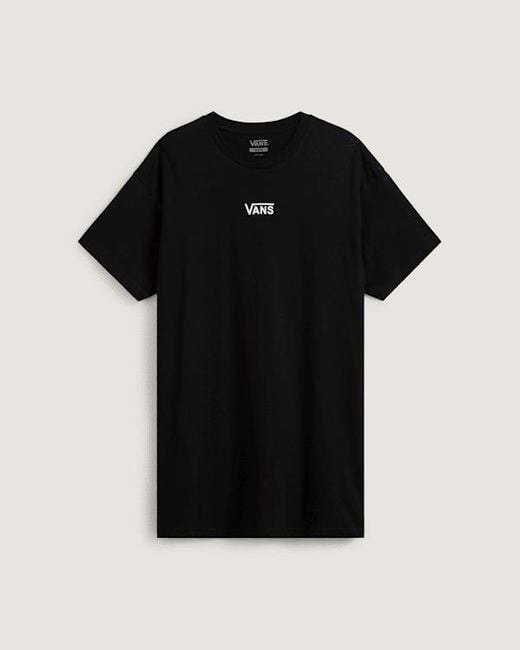 Vestito A Maniche Corte Center Vee, Donna, Taglia di Vans in Black