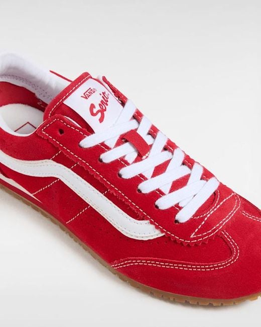 Vans Red Super Lowpro Shoes for men