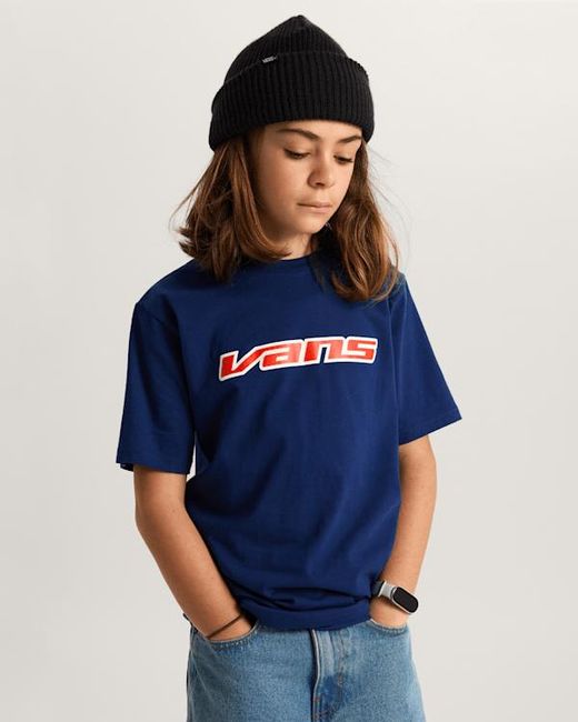 Vans Blue Kids Retro Speed T-Shirt (8-14 Years)