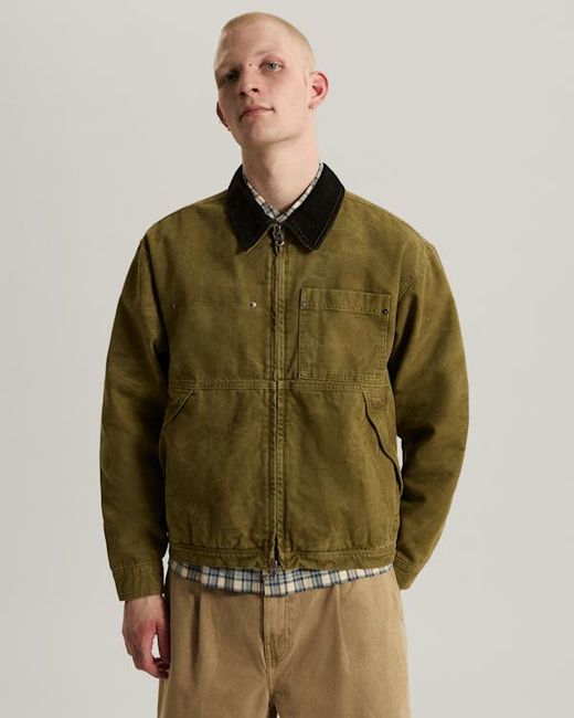 Vans Green Nico Chore Canvas Jacket for men