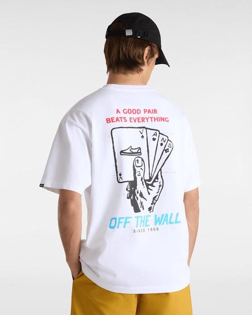 Vans A Good Pair T-Shirt, Mann, Größe in White für Herren