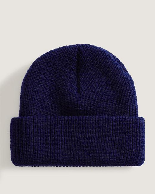 Vans Blue Original Shallow Cuff Beanie for men