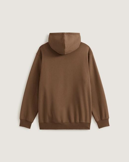 Vans Brown Left Chest Ii Loose Pullover Hoodie for men