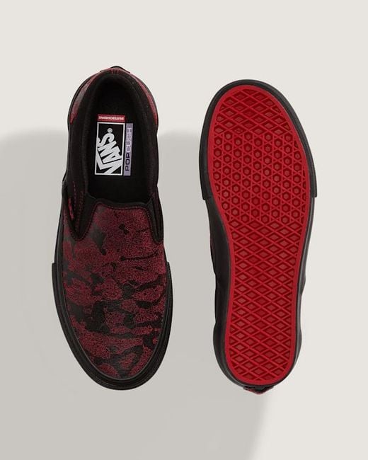 Vans Brown Skate Slip-On Shoes for men