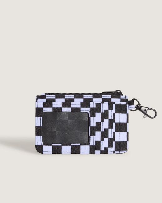 Vans Red Off The Wall Zip Wallet for men