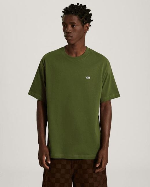 Vans Green Left Chest Ii Logo T-Shirt for men