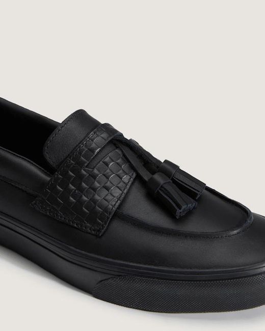 Vans Black Skate Loafer Shoes for men
