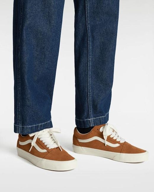 Zapatillas Old Skool, Hombre, Naranjo/Marrón, Talla Vans de hombre de color Orange
