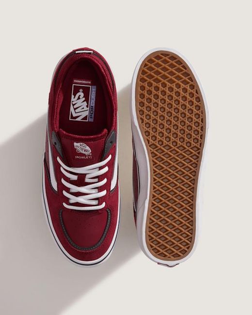 Vans Red Skate Rowley Shoes for men