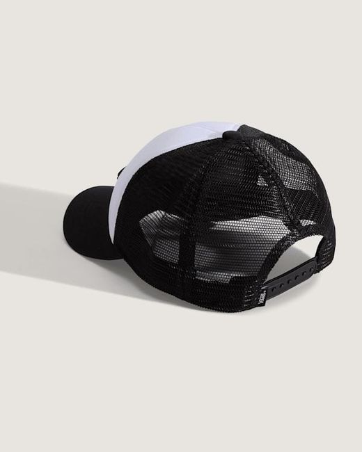 Vans White Kids Patch Curved Bill Trucker Hat