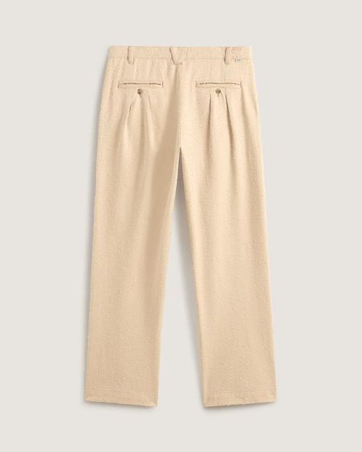 Vans Natural Otw By Back Pleated Trousers for men